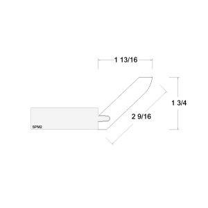 Verona Pure Blanc Angle Crown Moulding
