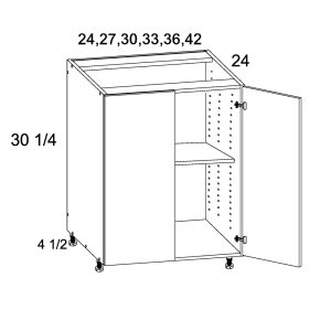 Palermo Gloss White altamax Four Drawer Base Cabinet