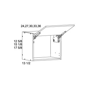 Palermo Gloss White One Door Wall Cabinet