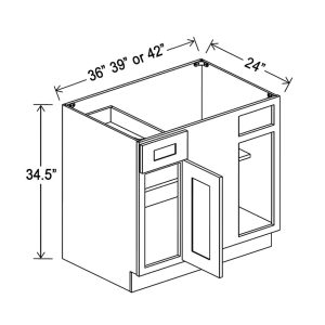BASE BLIND CORNER CABINETS - 1 DOOR 1 DRAWER