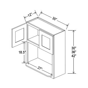 WALL MICROWAVE CABINETS