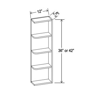 WALL OPEN SHELF CABINETS