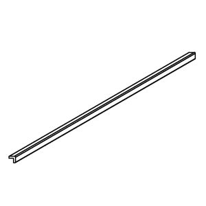 Outside Corner Molding - 8 foot stick - 1/2 Overlay Rubberwood Shaker