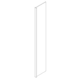 Unfinished Rubberwood Refrigerator End Panel