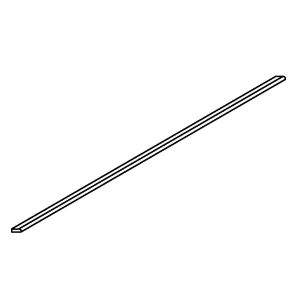 Scribe Molding - 8 foot Stick - 1/2 Overlay Rubberwood Shaker